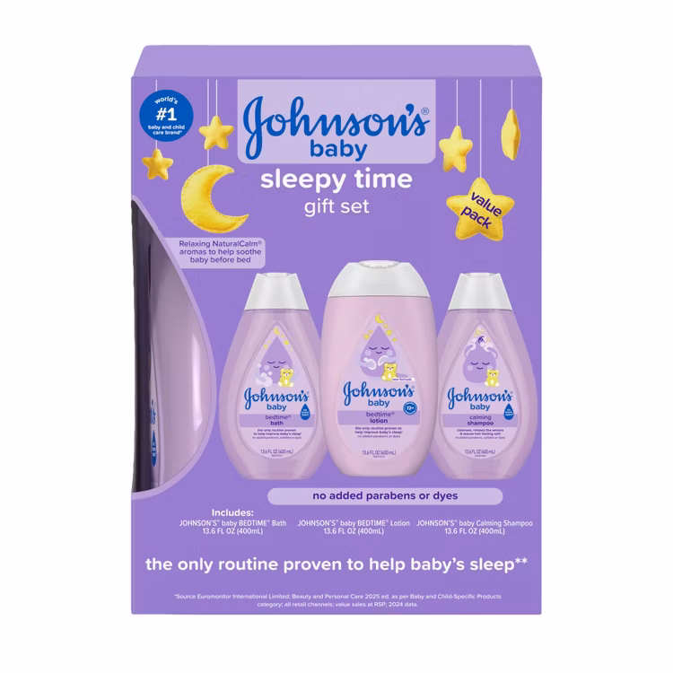 Johnson's Baby Sleepy Time Gift Set – 3 Items
