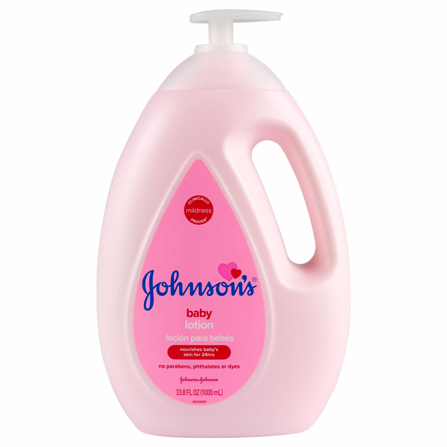 Johnson's Moisturizing Pink Baby Lotion with Coconut Oil, 33.8 fl. oz