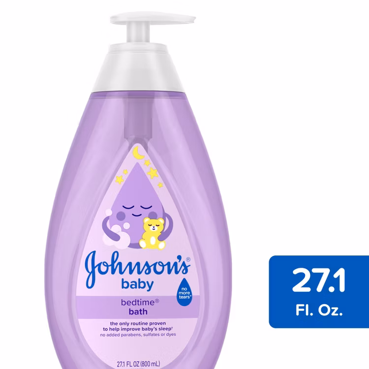 Johnson's Tear-Free Bedtime Baby Bath 27.1 oz