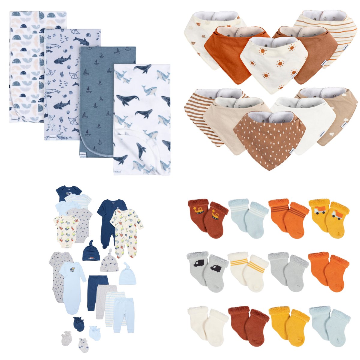 Everything in the Baby Boy Bundle