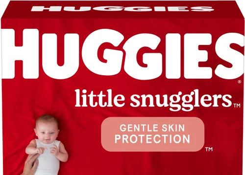Huggies Little Snugglers Baby Diapers, Size 3, 136 Count