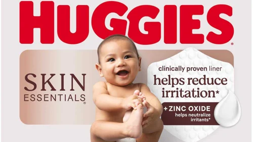Huggies Skin Essentials Baby Diapers, Size 1, 184 Count