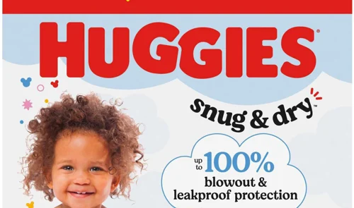Huggies Snug & Dry Baby Diapers, Size 7, 126 Count