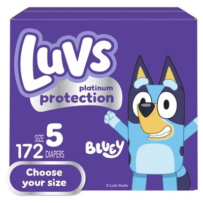 Luvs Pro Level Leak Protection Diapers, Size 5, 172 Count