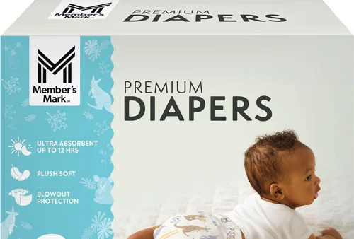 Member's Mark Premium Baby Diapers, Size 2, 184 Count
