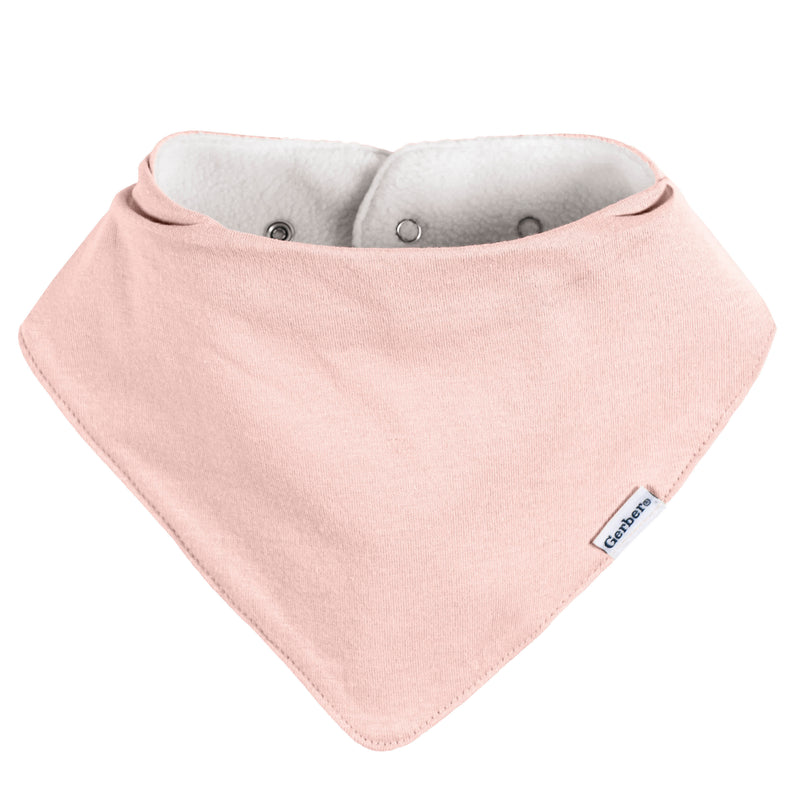 Gerber 10-Pack Baby Girls Multi Pink Bandana Bibs photo 3