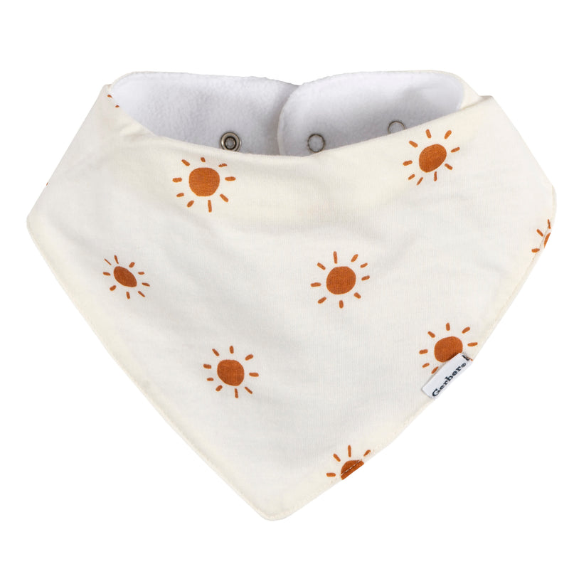 Gerber 10-Pack Baby Neutral Multi Rust Bandana Bibs photo 4
