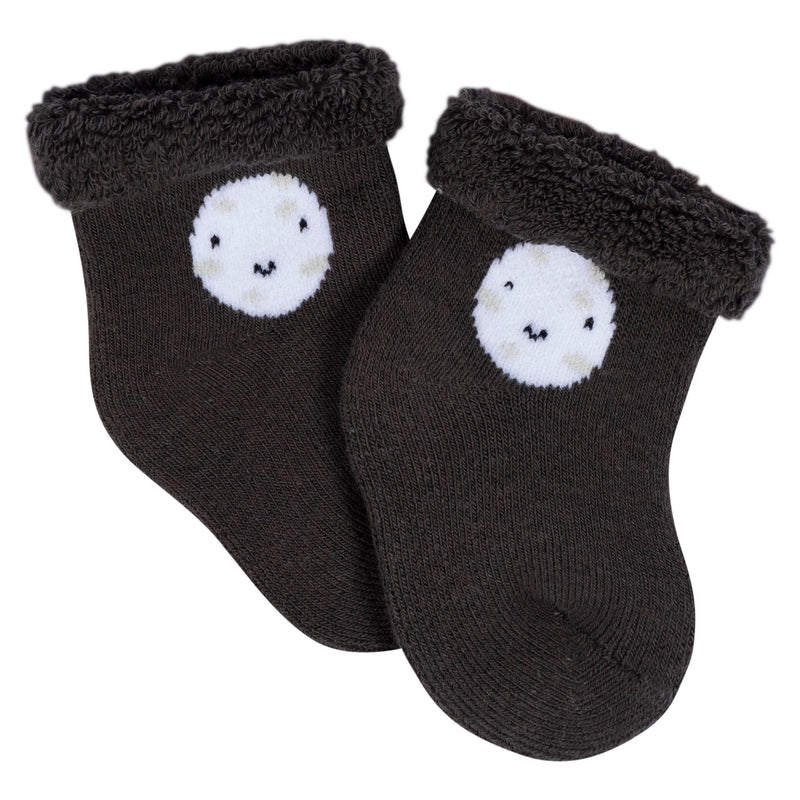 Gerber 12-Pack Baby Boys Space Explorer Terry Wiggle Proof® Socks photo 3