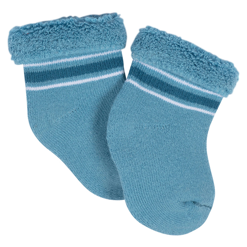 Gerber 12-Pack Baby Boys Space Explorer Terry Wiggle Proof® Socks photo 4
