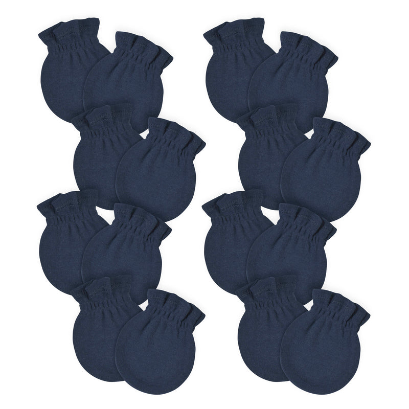 Gerber 8-Pack Baby Navy No Scratch Mittens photo 2