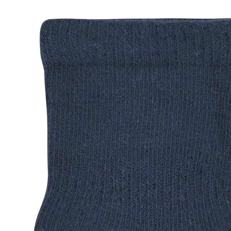 Gerber 8-Pack Baby Navy Wiggle-Proof™ Jersey Crew Socks photo 3