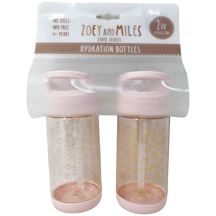 Zoey & Miles Kids 2 Pack Hydration Bottles (Flip Straw) photo 2