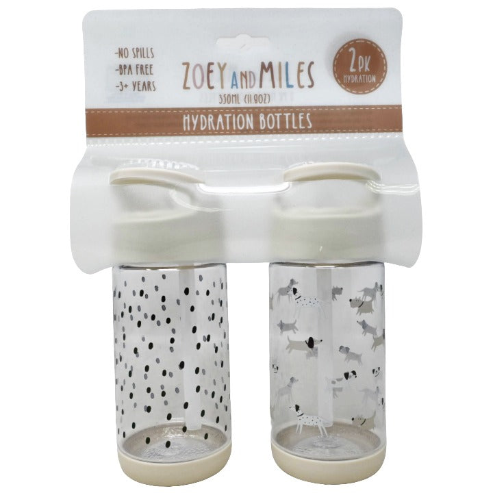 Zoey & Miles Kids 2 Pack Hydration Bottles (Flip Straw) photo 5