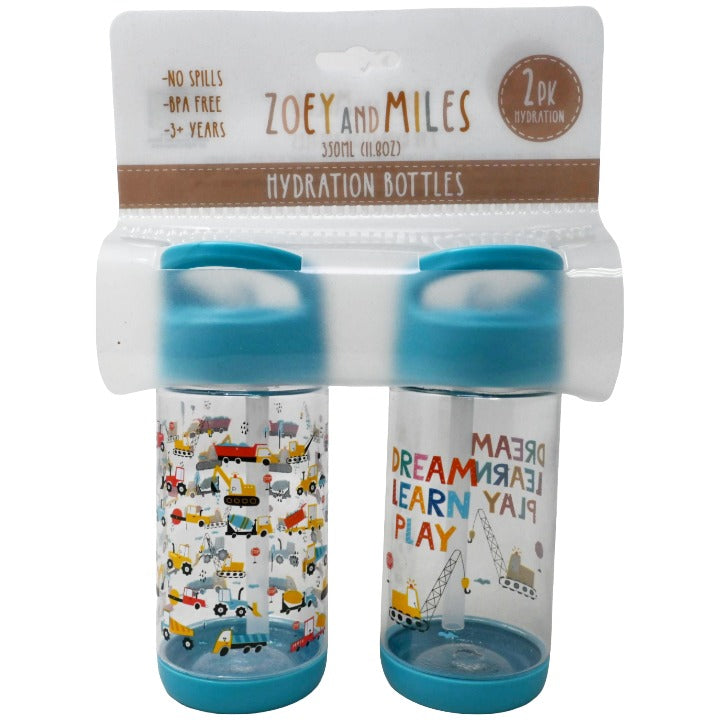Zoey & Miles Kids 2 Pack Hydration Bottles (Flip Straw) photo 6