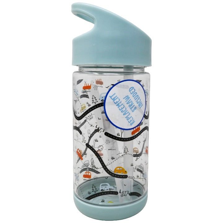 Zoey & Miles Kids Hydration Bottle (Flip Straw with Handle) photo 2