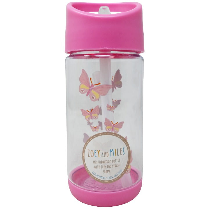 Zoey & Miles Kids Hydration Bottle (Flip Straw with Handle) photo 5