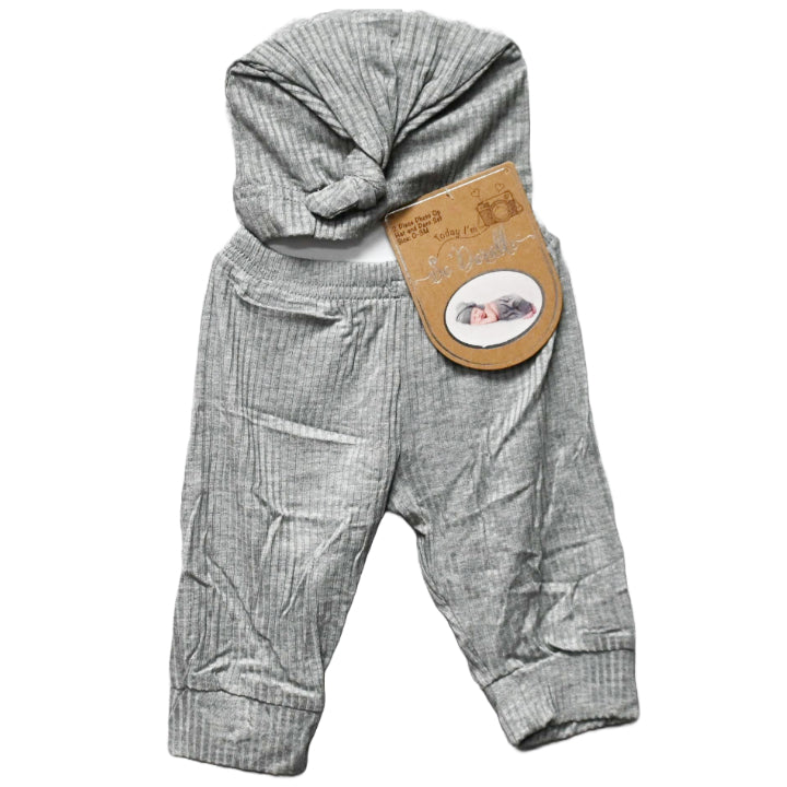 Sodorable 2 Pc Long Hat and Pant Set - Heather Gray