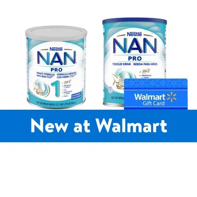New at Walmart: NAN Infant and Toddler Formula