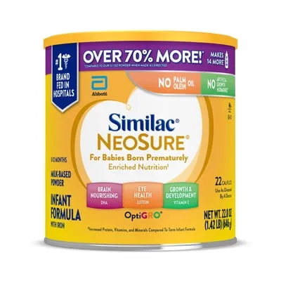 Similac NeoSure Premature Post-Discharge Baby Formula Powder, 22.8-oz Value Can