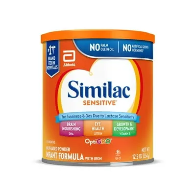 Similac Sensitive Powder Baby Formula, 12.5-oz Can