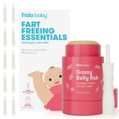 Frida Baby Fart Freeing Essentials, Windi the Gaspasser and Gassy Belly Rub