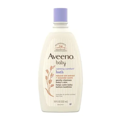 Aveeno Baby Nighttime Calming Comfort Bath, 18 Fl oz