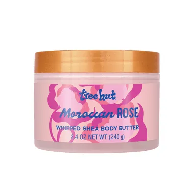 Tree Hut Moroccan Rose Whipped Shea Body Butter, 8.4 oz