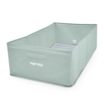 Ingenuity Tuckaway Toddler Tub, Converts Shower to Tub, Folds to Store, 12M-5Y