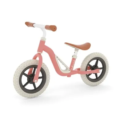 Chillafish Charlie Lightweight Toddler Balance Bike with Carry Handle, Adjustable Seat and Handlebar, Puncture-Proof 10-inch Wheels, for Kids 18-48 Months, Flamingo