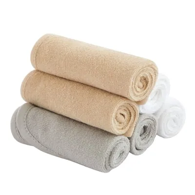 Parent's Choice 9 in x 9 in Solid Washcloths, 6 Pack