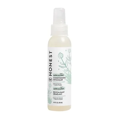 The Honest Company Sensitive Conditioning Detangler Fragrance Free 4 fl oz