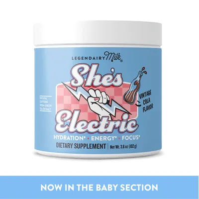 Legendairy Milk She's Electric Cola Energy Drink Powder, 3.6 oz