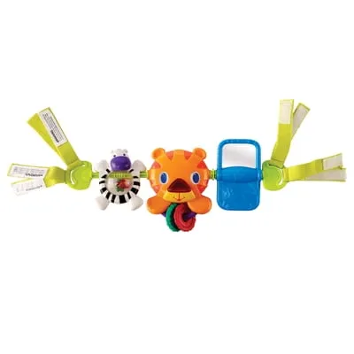Bright Starts Take Along Musical Carrier Baby Activity Toy Bar, Ages Newborn +
