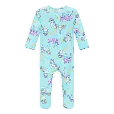 Character Baby Boys or Girls Cozy and Comfortable Viscose Two-Way Zip Footed Sleep 'N Play One-Piece Pajamas, Sizes 0M–6/9M