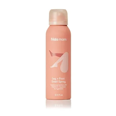 Frida Mom Leg and Foot Swell Spray, Cooling Spray for Swelling and Pain, 3.4 fl oz