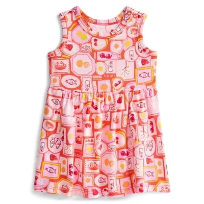 Wonder Nation Baby Girls Printed Dress, Sizes 0M-24M