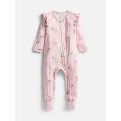 Disney Baby Wishes + Dreams Minnie Mouse Footed Sleep N Play, Sizes Preemie-6/9 Months