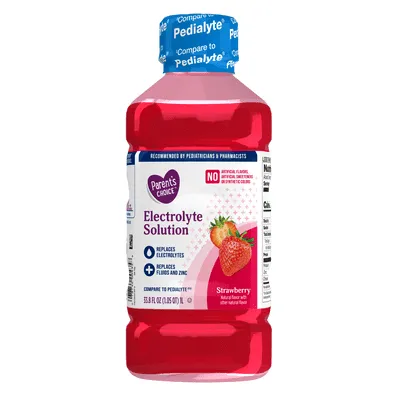 Parent's Choice Electrolyte Solution, Strawberry, 33.8 fl oz