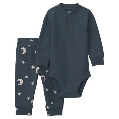 Carter's Child of Mine Baby Boy Outfit Set, 2-Piece, Sizes 0/3-24 Months
