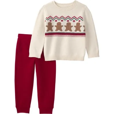 Carter's Child of Mine Baby and Toddler Boy Holiday Outfit Set, 2-Piece, Sizes 12M-5T