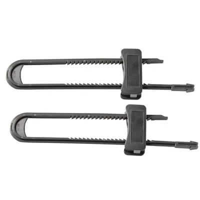 Safety 1st Double Door Baby-Proofing Cabinet Lock (2pk), Charcoal, Toddler