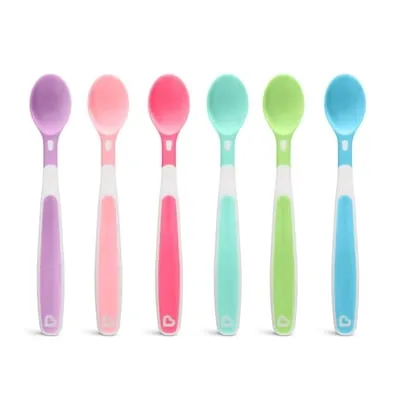Munchkin® Soft Tip™ Infant Spoons, Multi-Color, Unisex, 6 Pack