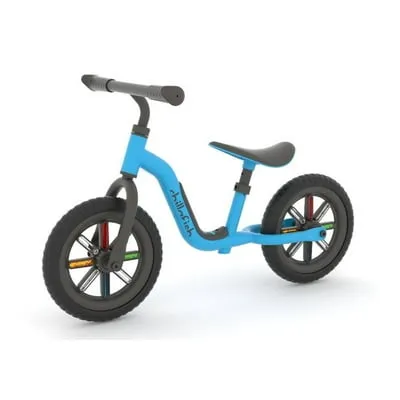 Chillafish Blue Buzzi 10' Balance Bike for Kids 1.5 Years and Older, Lightweight Toddler Bike with Adjustable Seat