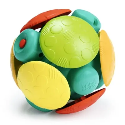 Bright Starts Wobble Bobble Crawl & Chase Baby Activity Ball Toy, Unisex, Ages 3 Months +