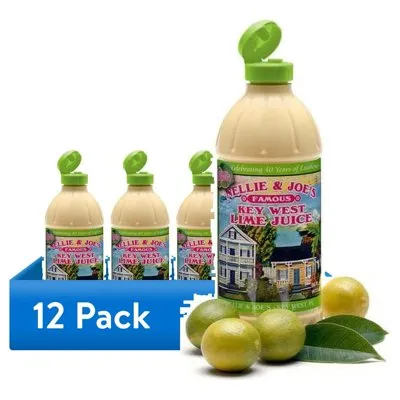 (12 pack) Nelli & Joe's Famous Key West Lime Juice 16 fl oz