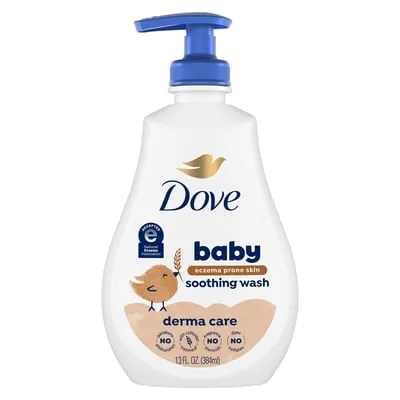 Baby Dove Derma Care Skin Care with Colloidal Oatmeal Soothing Wash Suitable for eczema prone skin, 13 fl oz