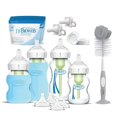 Dr. Brown's Options+ Wide-Neck Glass Bottle Starter Set