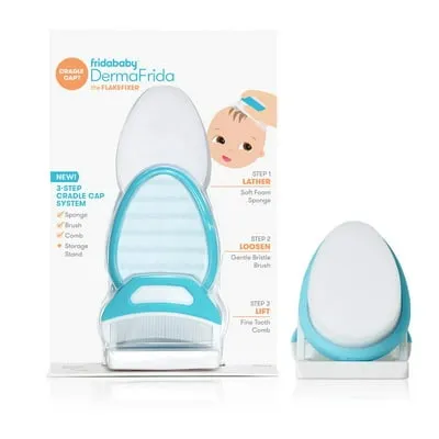 Fridababy DermaFrida FlakeFixer 3 Step Method for Cradle Cap - 1 Pack