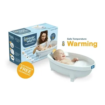 Baby Patent Forever Warm Baby Tub (White)