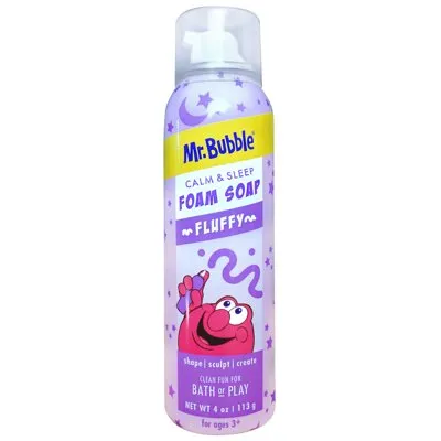 Mr. Bubble Calm & Sleep Foam Soap, Calming Lavender, Eucalyptus, and Chamomile Scent, 4 oz